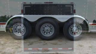 2003 FEATHERLITE TRAILER 4941 ENCLOSED 40 CAR TRAILER Used Rvs  CONROETX  20160722 [upl. by Ahsenaj]