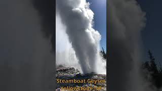 Steamboat Geyser Explosion Yellowstone Aug 27 2019 [upl. by Geiss566]