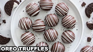 Oreo Truffles 3 Ingredients [upl. by Ylhsa]