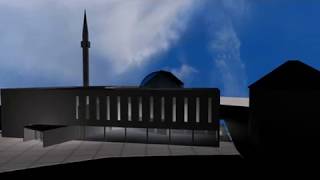 Almanya Aachen  DITIB Yunus Emre Camii Moschee 3D Zeichnung [upl. by Berneta222]