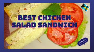 Chicken Salad Sandwich best everhealthy sandwich for lunch a tossed salad quick and easy to fix [upl. by Ahselyt]