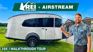 RUGGED Airstream Trailer  2024 REI Basecamp 20X  Walk Through [upl. by Helbonnah]