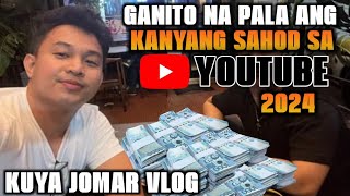 Magkano ang sahod ni Kuya Jomar Vlog sa youtube ngayong 2024  Estimated Review [upl. by Netsirc]