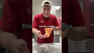 Turning a slice of pizza 100x LARGER wow pizza food large big youtubeshorts shorts foodie [upl. by Zawde583]