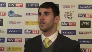 Nelson Oliveira reaction  Norwich City 1 Aston Villa 0 [upl. by Ydal]