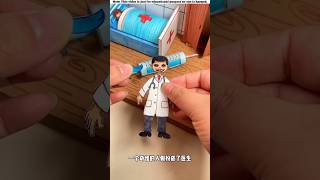 haunted doctor 👻mini wood toywoodworking art skill  hand crafts amazingfacts facts [upl. by Dani]