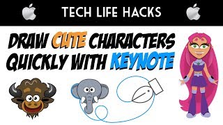 Draw Cute Characters QUICKLY with Keynote [upl. by Seton27]