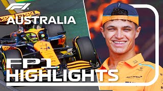 FP1 Highlights  2024 Australian Grand Prix [upl. by Krug]