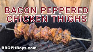 Peppered Bacon Chicken Rotisserie [upl. by Ayhtnic]