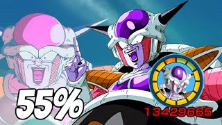 BEAUTIFUL FINAL VIEW 55 AGL FRIEZA 1ST FORM REVIEW DBZ DOKKAN BATTLE [upl. by Ho]