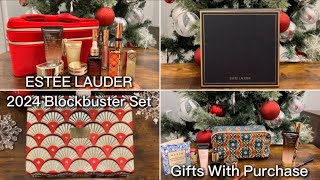 Estée Lauder Unboxing  2024 Holiday Blockbuster Set amp Gifts with Purchase [upl. by Alial]