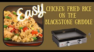 How to cook Fried Rice on the Blackstone Griddle [upl. by Ydnik]