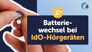 Batteriewechsel bei IndemOhr Hörgeräten [upl. by Yr556]