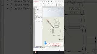 Auto dimension Solidworks use Model Item solidworkstutorial solidworkstips [upl. by Nuy]