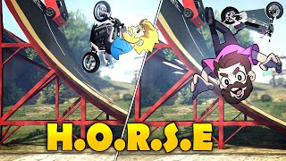 GTA 5 HORSE With Motorcycles [upl. by Dammahom543]