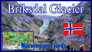 BRIKSDAL GLACIER Excursion Olden Norway Norwegian Fjords [upl. by Idnim]