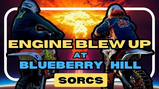 Engine BLEW UP at Blueberry Hill on the First Lap  Supermini1215 SORCS 2024 [upl. by Czarra170]