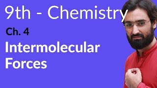 Matric part 1 Chemistry Intermolecular Forces  Ch 4  9th Class Chemistry [upl. by Adler]