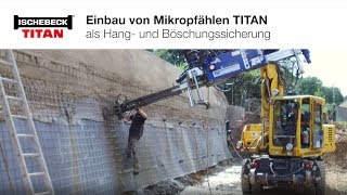 Dauerhafte Spritzbetonsicherung mit Mikropfählen TITAN [upl. by Oglesby836]