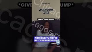 When King Von was Arrested for Attempted Murder in 2019😳‼️freesmurk freedurk rap [upl. by Norrahc11]