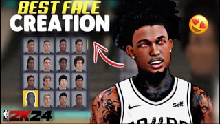 BEST FACE CREATION ON NBA 2K24  MYPLAYER BECAME A RIZZGOD [upl. by Nimesh136]