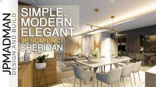 96sqm DMCI Sheridan Towers  Simple Modern amp Elegant Style Interior Design  Condo Tour [upl. by Cavanaugh]