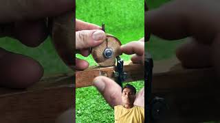 Simple mechanism craft design DIY  New design wooden Slingshot [upl. by Cirilla]