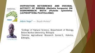 Oviposition Deterrence and Ovicidal Activity of Birbira Melletia furrgunia IRJIS 2021 61 8 14 [upl. by Nirb448]