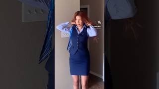 A donde vamos 🧳🛩️ travel aviation flightattendant cabincrew uniform fashion fyp amor fly [upl. by Rosemari388]