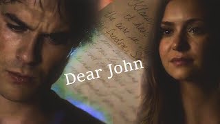 ►Damon and Elena  Dear John ALTERNATE UNIVERSE [upl. by Hyams401]