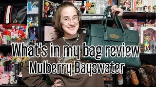 Whats in my Bag Mulberry Bayswater review [upl. by Muldon]