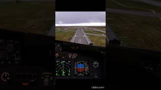 Flight landing in Copenhagen Airport [upl. by Aikam998]