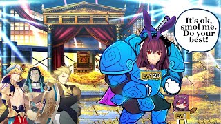 FGO NA Shishou feat MiniSkadi vs Gils and Tesla  Lightning in Gilgilgamesh 5T FLO [upl. by Linneman]