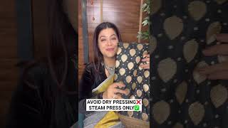 How to take care of silk sarees saree silksaree silksarees sareeinfluencer [upl. by Akeimat]