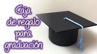 Caja de regalo para Graduacion Graduation cap Gift box [upl. by Prichard569]