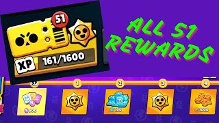 I collected every reward from Julys season pass Brawl Stars [upl. by Vergos]