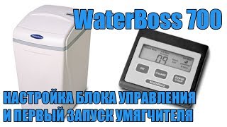 WaterBoss 700 Настройка и первый запуск системы умягчения для коттеджей [upl. by Cartie312]