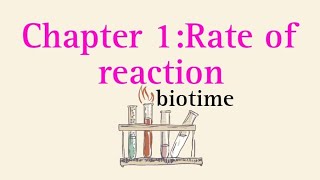 Rate of reaction [upl. by Ielirol954]