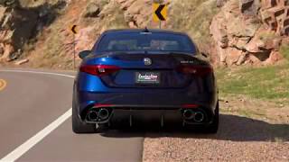 Alfa Romeo Giulia Quadrifoglio Stradale Exhaust by Magnaflow [upl. by Bekelja]