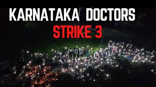 Karnataka Doctors Strike 3  Candle Light March 🕯🔥 DrMoumita Debnath  BMCRI SABVMCRI KARD RDA [upl. by Combes]