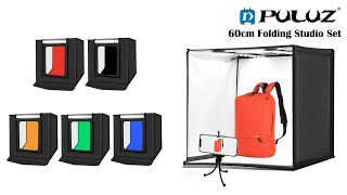 PULUZ 60 x 60 x 60 cm Photo Studio Light Box [upl. by Htennek]