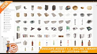 OFFLINE LIBRARY ASSET ENSCAPE 41 UPDATE BY LEOTSAN [upl. by Paulie339]