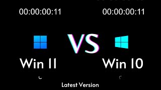 Windows 11 vs Windows 10 — Speed Test Latest Version [upl. by Aivekahs962]