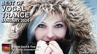 BEST OF VOCAL TRANCE MIX January 2024  TranceForce1 [upl. by Akiemahs]