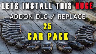 How to install a DLC Addon Car Pack for GTA 5 LSPDFR [upl. by Launamme]