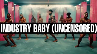 Lil Nas X Jack Harlow  INDUSTRY BABY Uncensored Video [upl. by Meng]