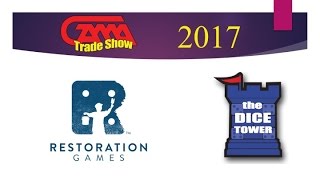 Restoration Games at GAMA Trade Show 2017 [upl. by Okiram]