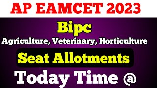 ap eamcet today seat Allotments Timeeamcet Bipc seat Allotments 2023ap eamcet Bipc seat Allotments [upl. by Darin169]