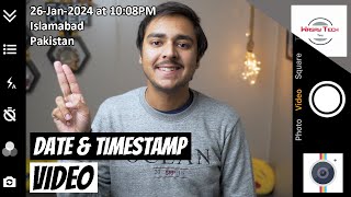 How to have Date and Time Stamp on Video [upl. by Eiramoj]