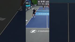 2024 Chase APP Miami FrazierJohnson vs BockLanier SemiFinals 2 shorts pickleball [upl. by Ailem393]